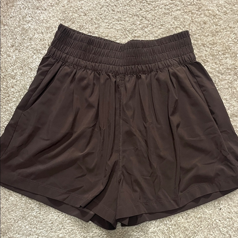 Vuori Dark Brown Athletic Shorts